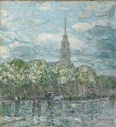 Childe Hassam St. Marks in the Bowery oil on canvas